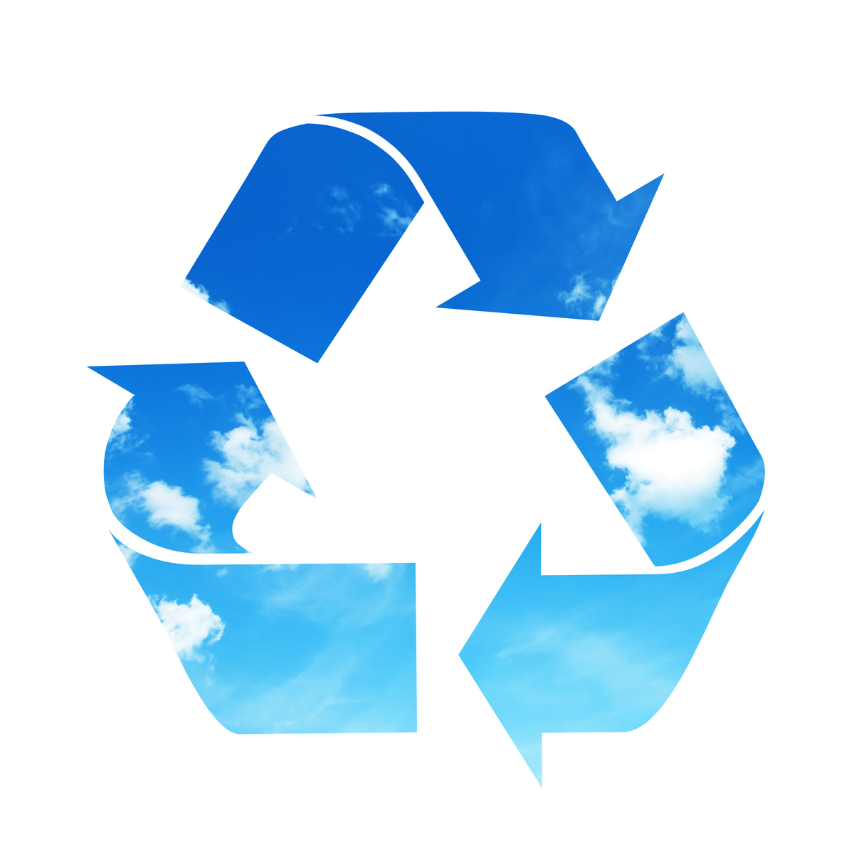 Sky recycled symbol